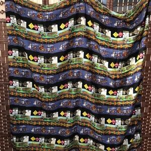 1994 Vintage Nicole Miller Large Original Wine Lovers Silk Scarf / Wine Labels